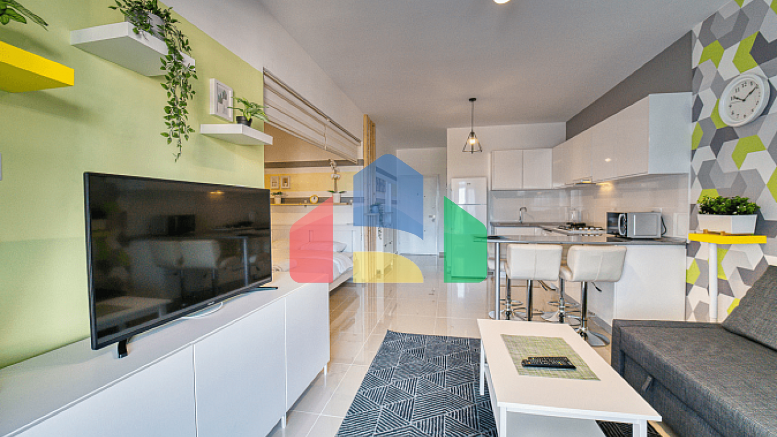 2-комнатные апартаменты 60 м2 в 600 метрах от пляжа 