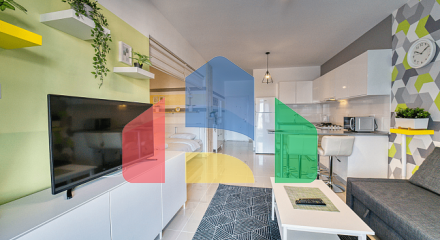 2-комнатные апартаменты 60 м2 в 600 метрах от пляжа 