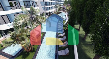 3 room apartment (75 m2) in a modern complex Iskele