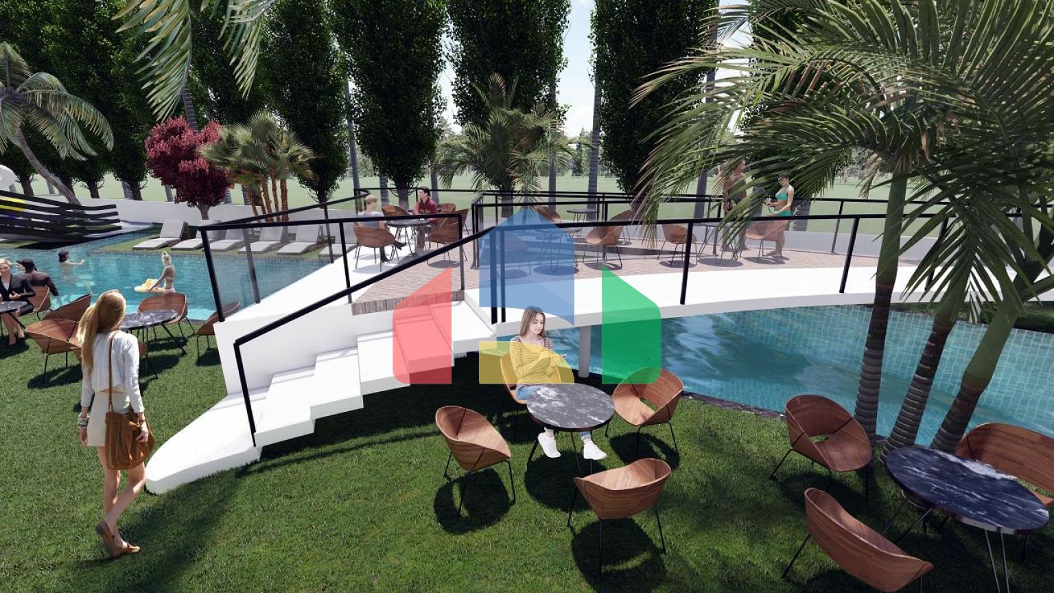 3 комнатная квартира (75 м2) в современном комплексе Искеле