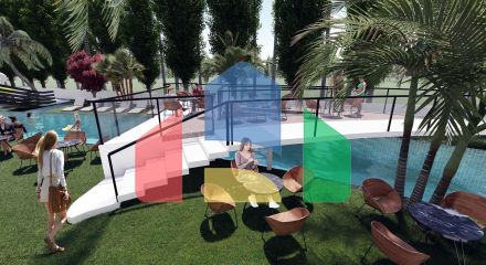 3 комнатная квартира (75 м2) в современном комплексе Искеле