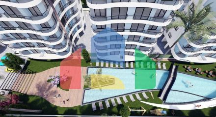 3 комнатная квартира (75 м2) в современном комплексе Искеле