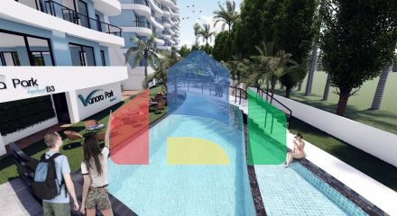 3 комнатная квартира (75 м2) в современном комплексе Искеле