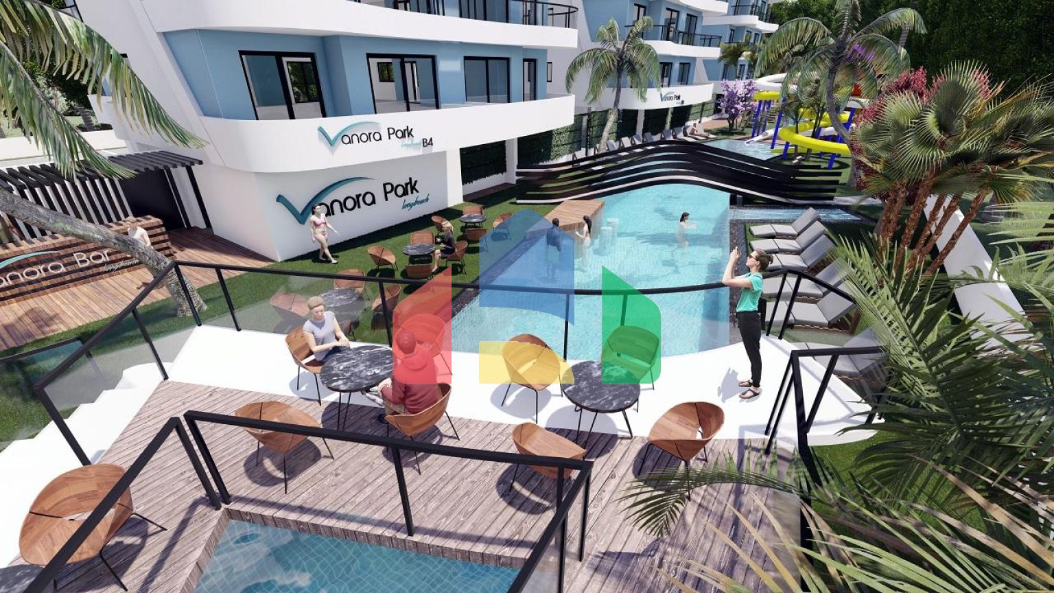 3 комнатная квартира (75 м2) в современном комплексе Искеле