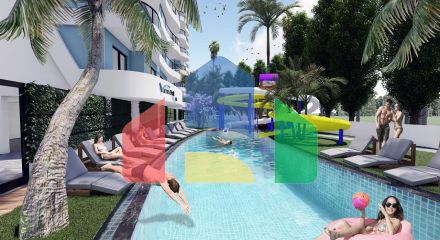 3 комнатная квартира (75 м2) в современном комплексе Искеле