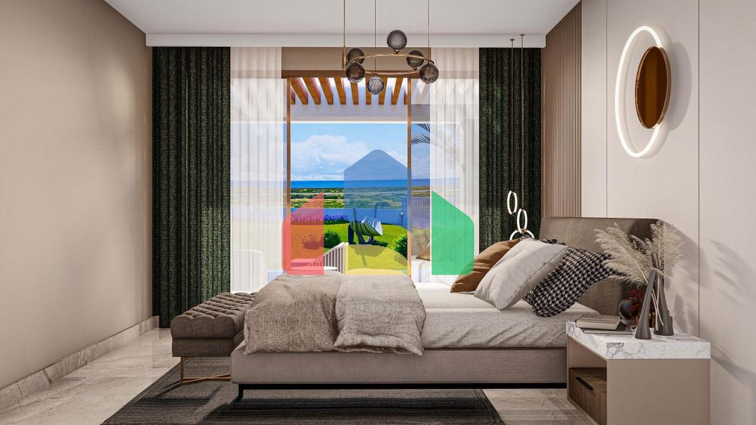 3 комнатная вилла (83м2 ) недалеко от  золотого пляжа Карпаза