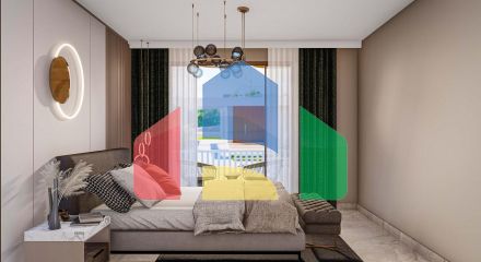 3 комнатная вилла (83м2 ) недалеко от  золотого пляжа Карпаза