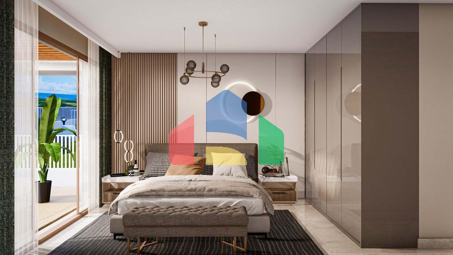 3 комнатная вилла (83м2 ) недалеко от  золотого пляжа Карпаза