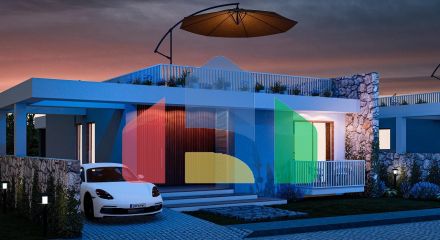 3 комнатная вилла (83м2 ) недалеко от  золотого пляжа Карпаза