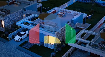 3 комнатная вилла (83м2 ) недалеко от  золотого пляжа Карпаза