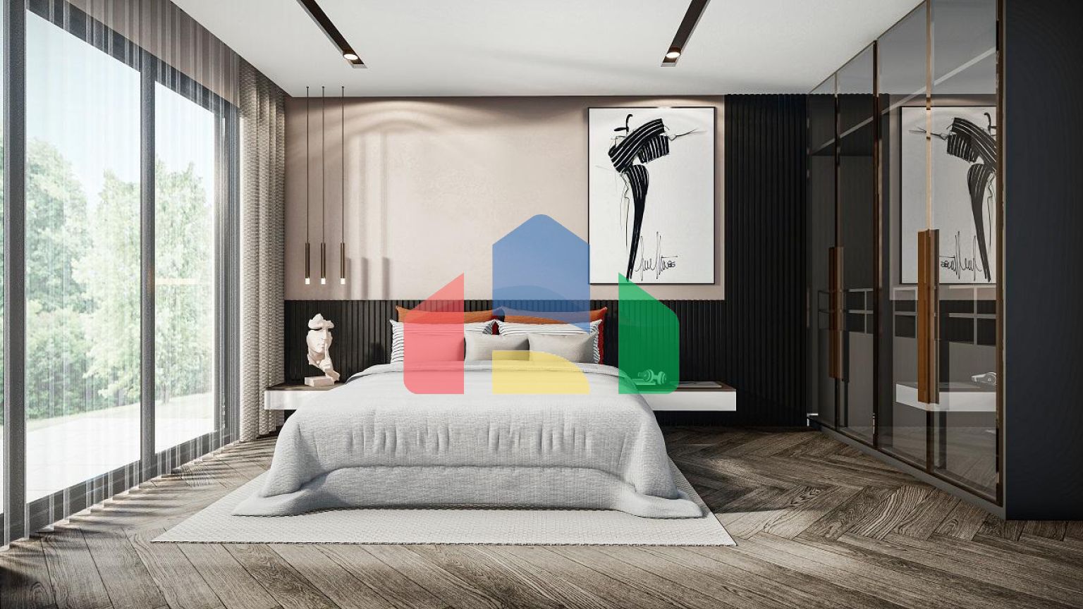 2 комнатная квартира (78м2) в 700 метрах от песчаного пляжа