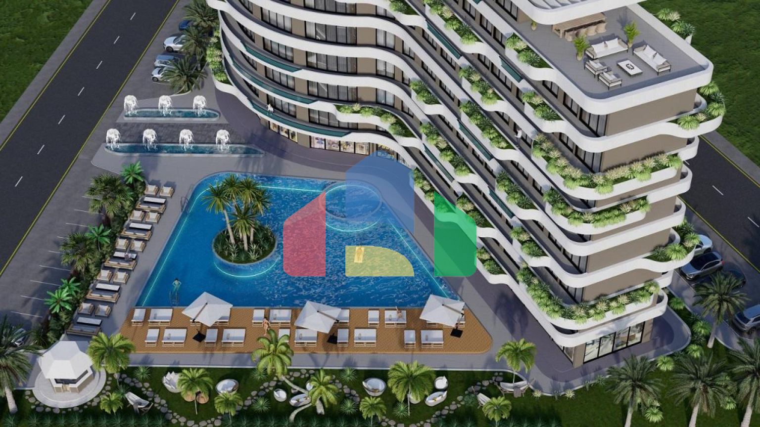 3-комнатная квартира 90м2 в 700 метрах от песчаного пляжа