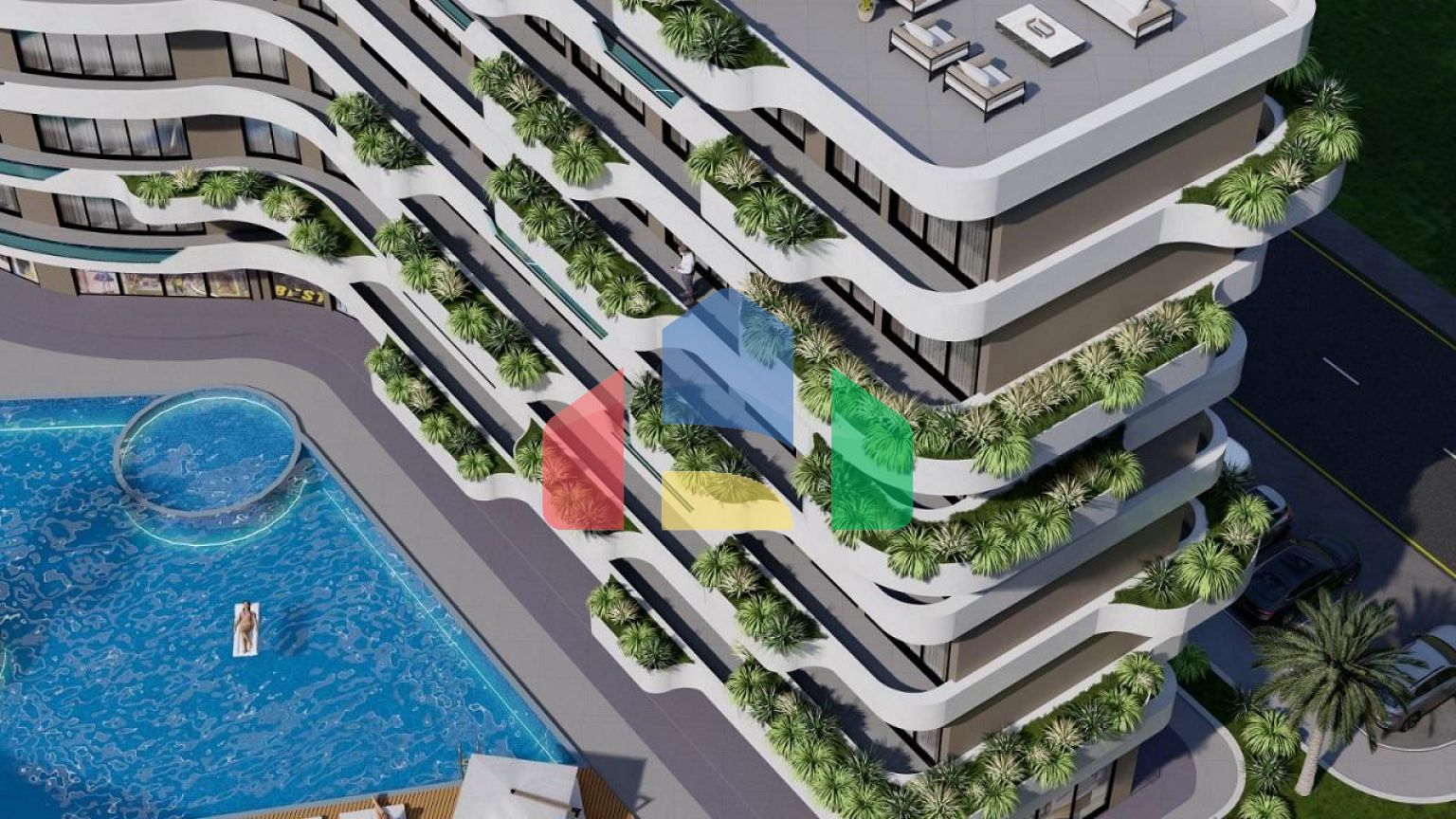 3-комнатная квартира 90м2 в 700 метрах от песчаного пляжа