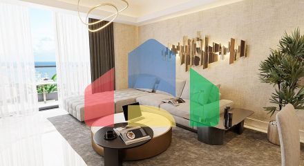 2-х комнатные апартаменты 80,82м2 в роскошном современном комплексе рядом с Лонг-Бич