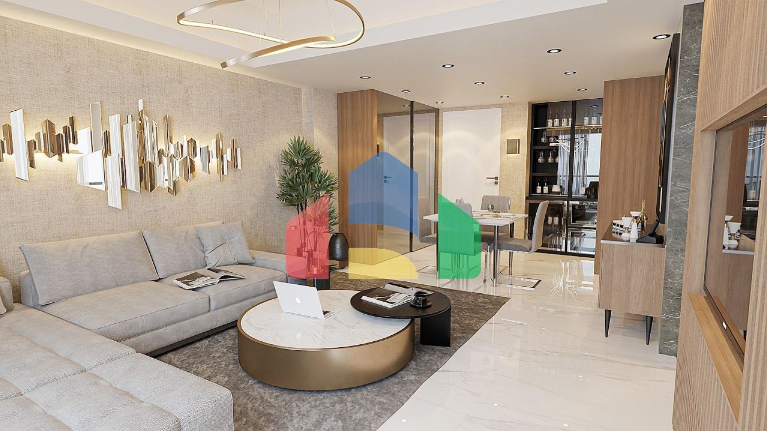 2-х комнатные апартаменты 80,82м2 в роскошном современном комплексе рядом с Лонг-Бич