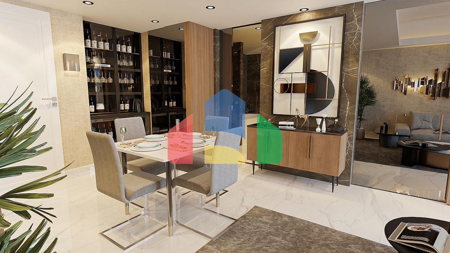 2-х комнатные апартаменты 80,82м2 в роскошном современном комплексе рядом с Лонг-Бич