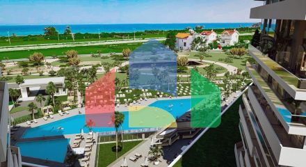 2-х комнатные апартаменты 80,82м2 в роскошном современном комплексе рядом с Лонг-Бич