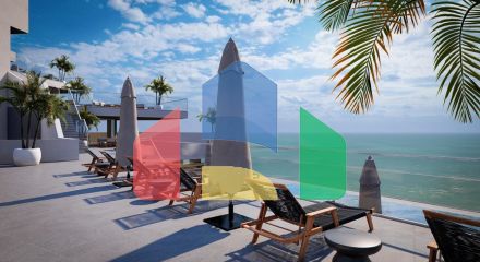 2-х комнатные апартаменты 80,82м2 в роскошном современном комплексе рядом с Лонг-Бич