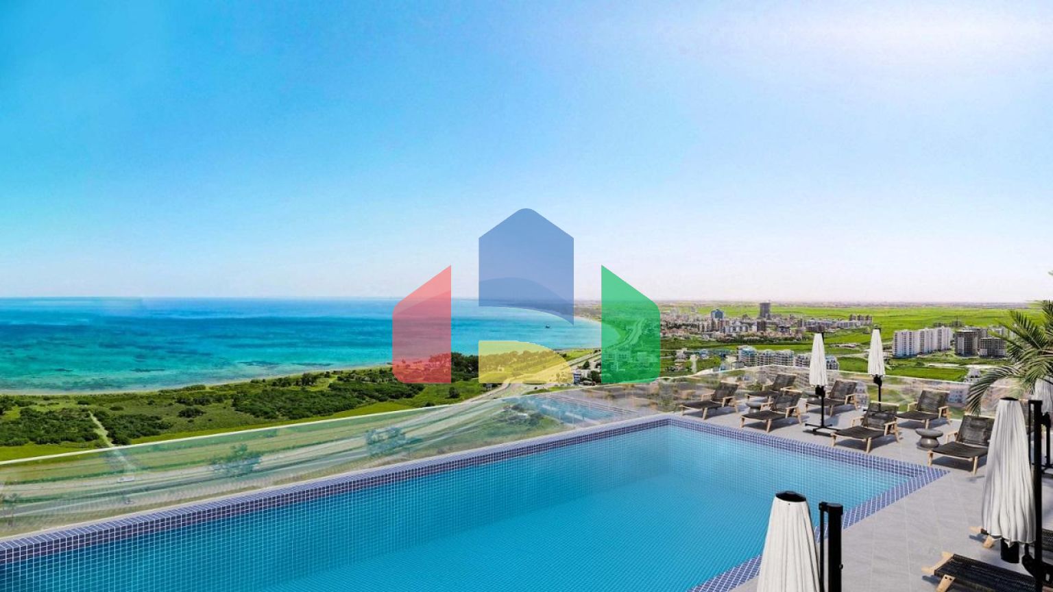 3 комнатные апартаменты (138м2 )  в современном комплексе рядом с Лонг-Бич