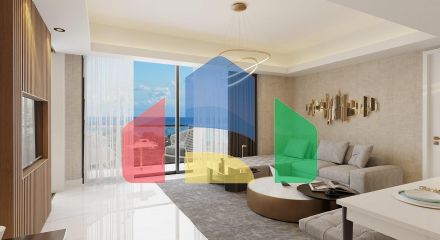 3 комнатные апартаменты (138м2 )  в современном комплексе рядом с Лонг-Бич