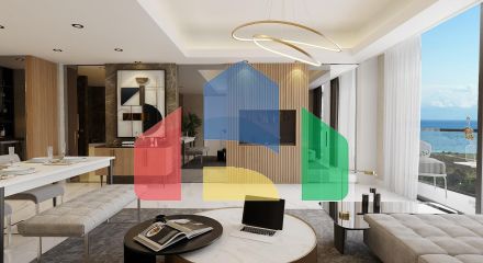 3 комнатные апартаменты (138м2 )  в современном комплексе рядом с Лонг-Бич