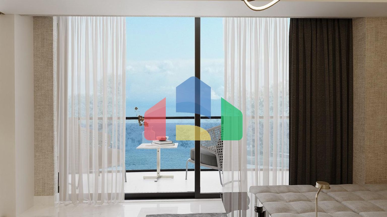 3 комнатные апартаменты (138м2 )  в современном комплексе рядом с Лонг-Бич