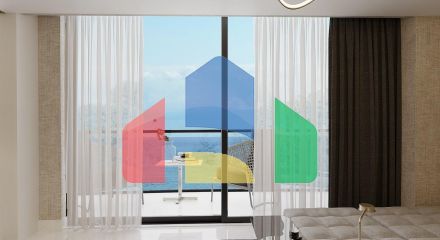 3 комнатные апартаменты (138м2 )  в современном комплексе рядом с Лонг-Бич