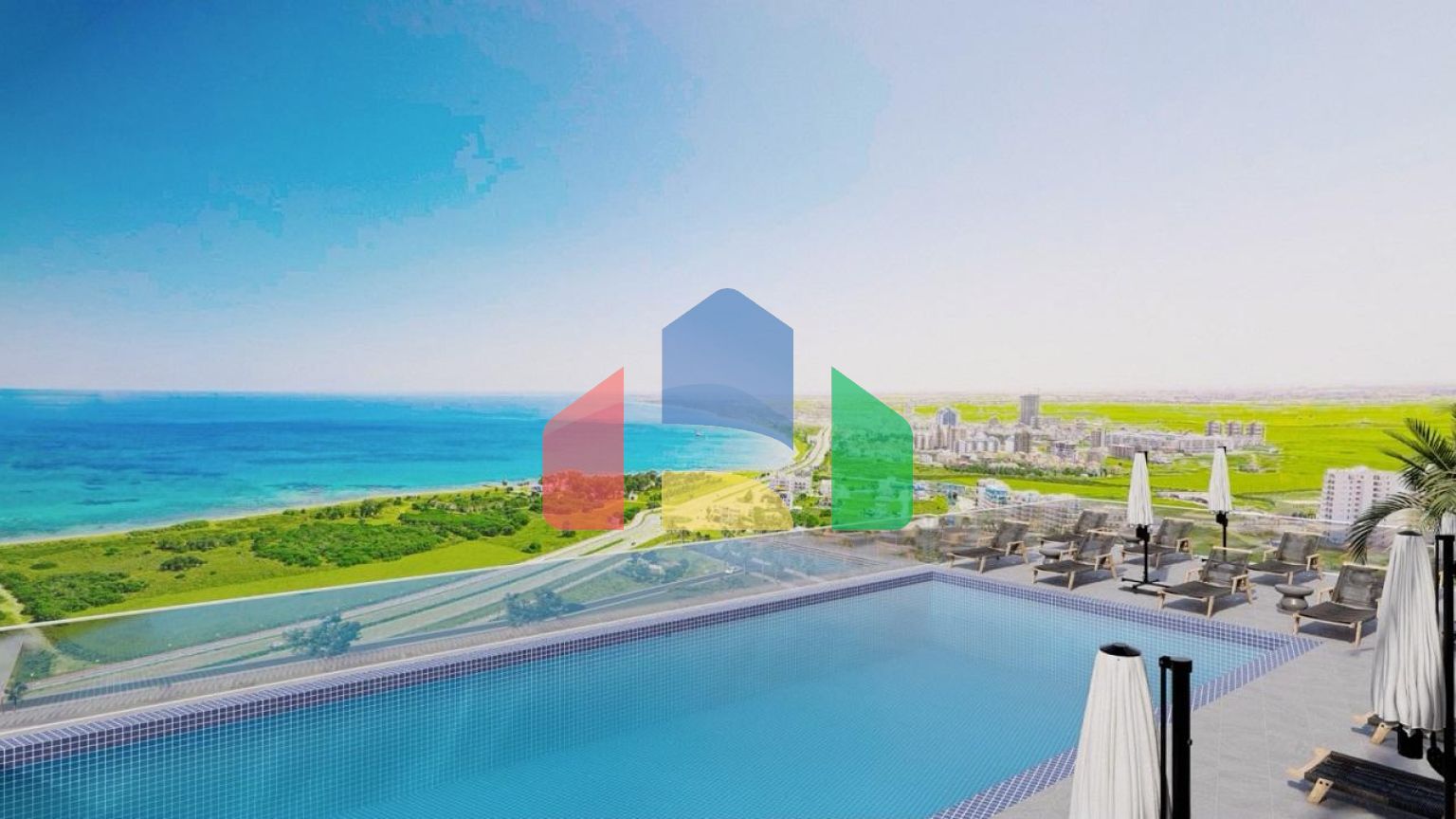 Четырехкомнатная квартира (159 м2 ) в роскошном комплексе рядом с песчаным пляжем