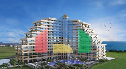 Studio 45 m2 in a luxury complex close to the beach