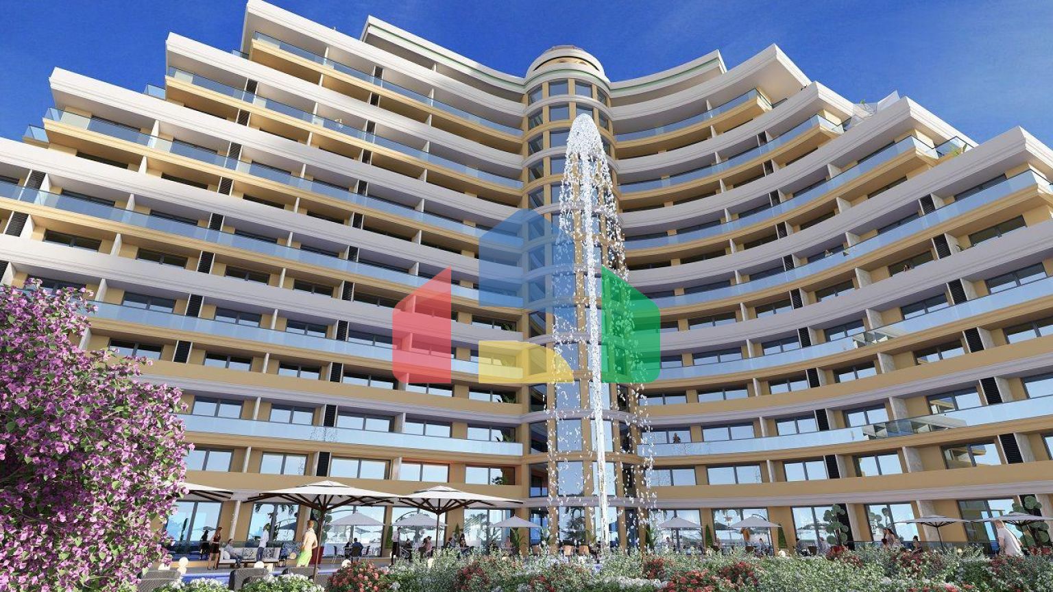 Студия 45 м2 в роскошном комплексе в недалеко от пляжа