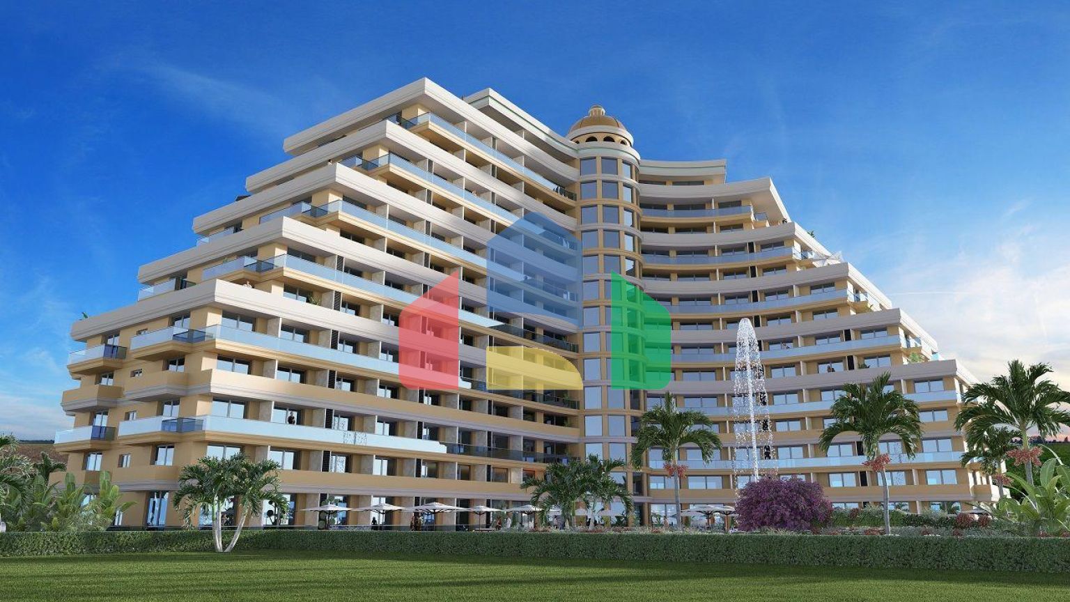 Студия 45 м2 в роскошном комплексе в недалеко от пляжа