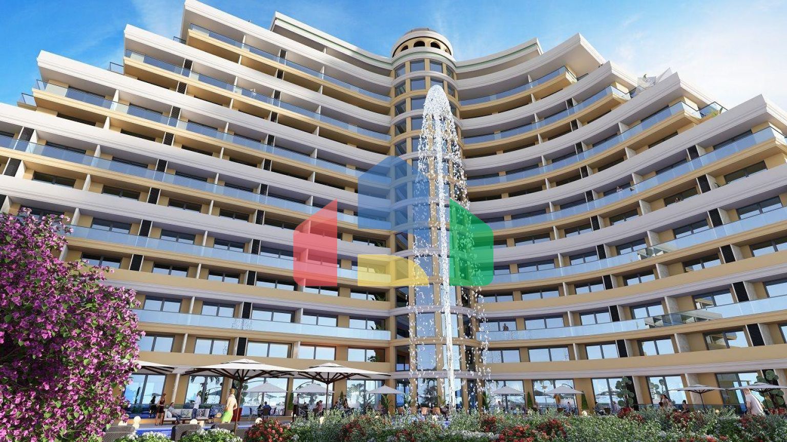 Студия 45 м2 в роскошном комплексе в недалеко от пляжа