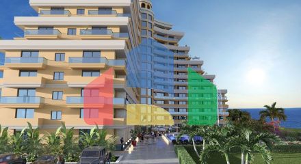 Студия 45 м2 в роскошном комплексе в недалеко от пляжа Студия 45 м2 в роскошном комплексе в недалеко от пляжа