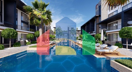 Студия 40м2 с садом 14м2 и террасой 14м2