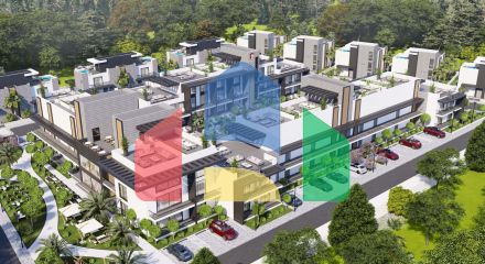 Студия 40м2 с садом 14м2 и террасой 14м2 Студия 40м2 с садом 14м2 и террасой 14м2