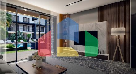 Студия 40м2 с садом 14м2 и террасой 14м2 Студия 40м2 с садом 14м2 и террасой 14м2