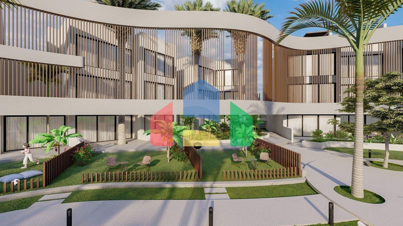 Студия (31,7 м2) в новом комплексе в Искеле