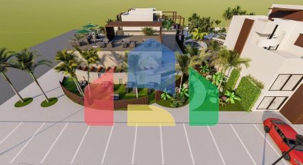 Студия Лофт 47 м2 в новом и красивом комплексе в Искеле