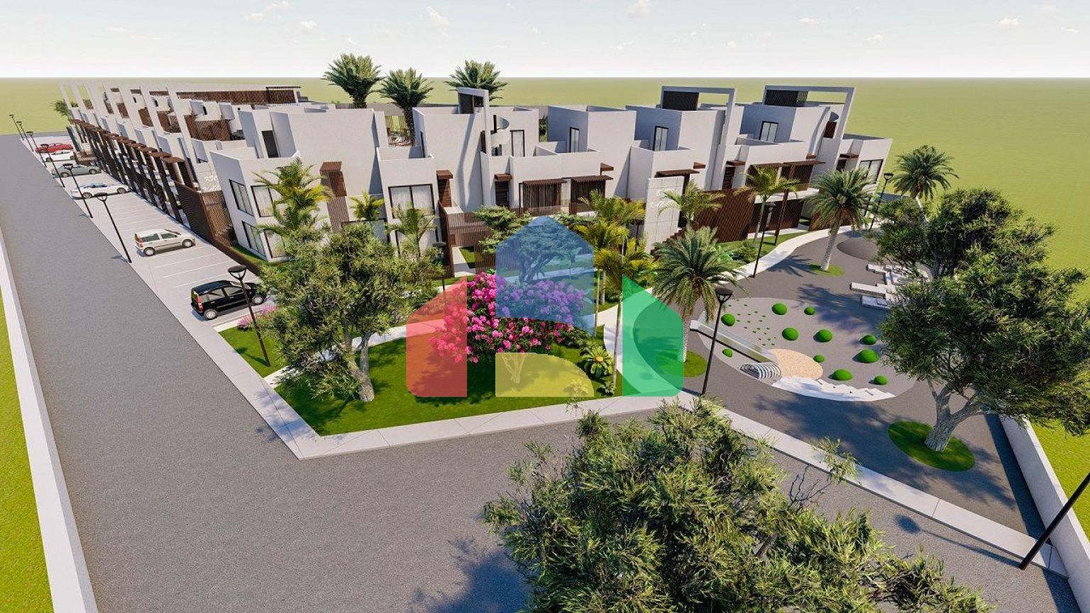 Студия Лофт 47 м2 в новом и красивом комплексе в Искеле