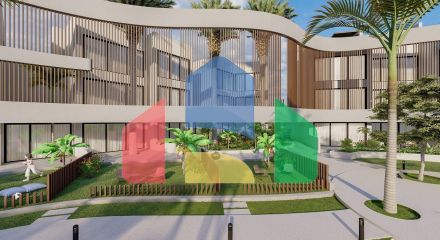 Студия Лофт 47 м2 в новом и красивом комплексе в Искеле