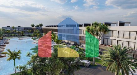 Студия Лофт 47 м2 в новом и красивом комплексе в Искеле