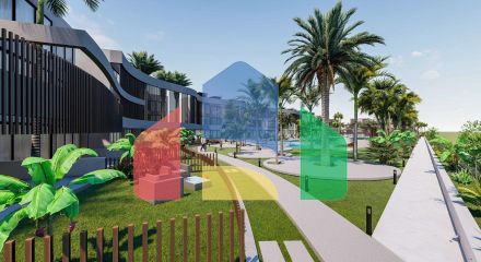 Студия Лофт 47 м2 в новом и красивом комплексе в Искеле