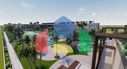 Двухкомнатная квартира (45 м2 ) с балконом в новом комплексе в Искеле Двухкомнатная квартира (45 м2 ) с балконом в новом комплексе в Искеле