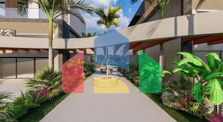 Квартира 2+1(70м2 ) с большой террасой и собственным садом в новом комплексе в Искеле