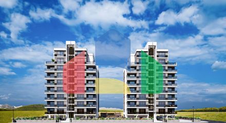 Apartment 2 + 1 (75 m2) 800 meters from the sandy beach in Yeniboazichi