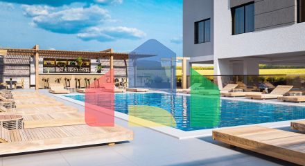 Apartment 2 + 1 (75 m2) 800 meters from the sandy beach in Yeniboazichi