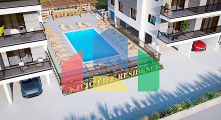 Apartment 2 + 1 (75 m2) 800 meters from the sandy beach in Yeniboazichi