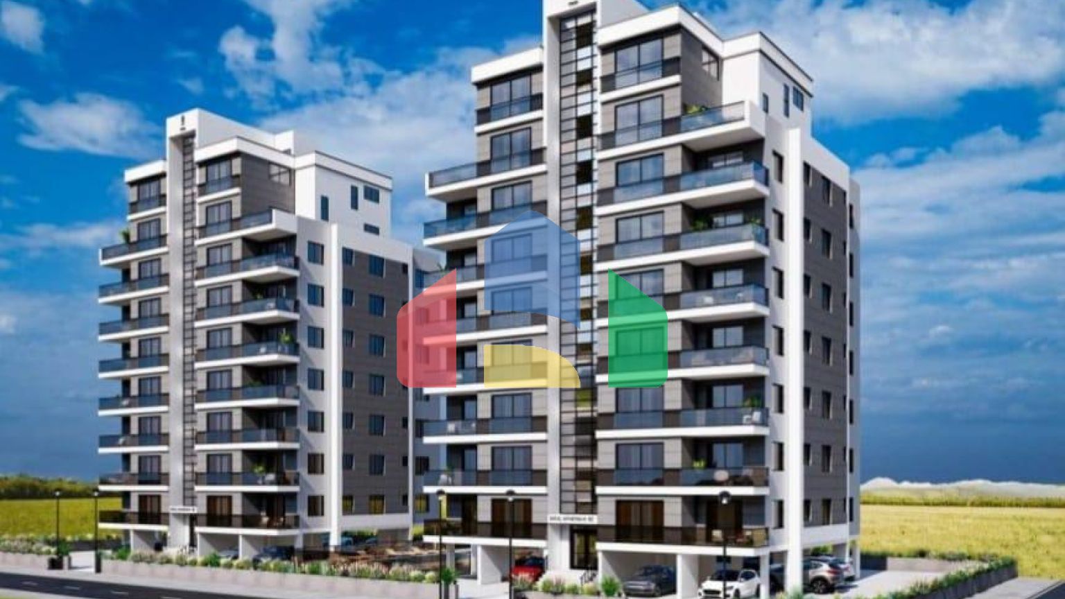 Квартира 2+1 (75 м2 ) в 800 метрах от песчаного пляжа в Йенибоазичи