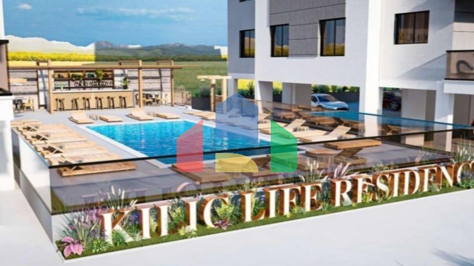 Квартира 2+1 (75 м2 ) в 800 метрах от песчаного пляжа в Йенибоазичи