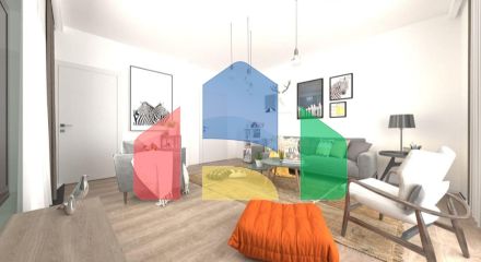 Квартира 2+1 (75 м2 ) в 800 метрах от песчаного пляжа в Йенибоазичи